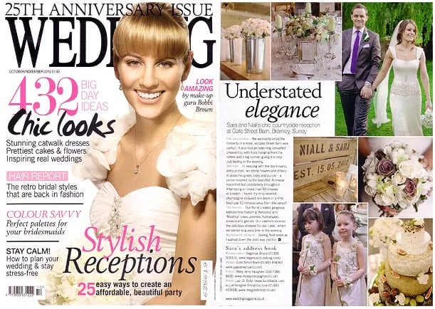 Wedding Magazine Gatestreet Barn in Surrey