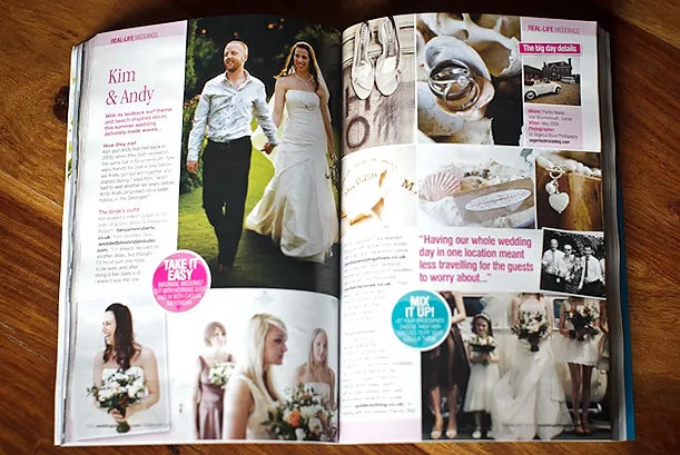 Wedding Photographer Published in WEdding Ideas