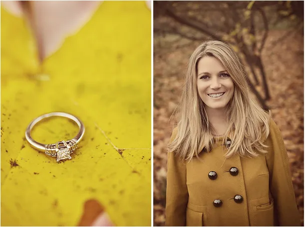 Vintage Autumn Pre-Wedding Engagement Session Surrey