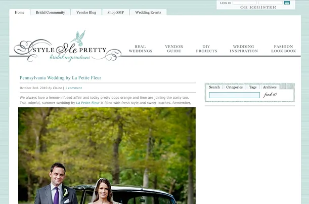 Segerius Bruce Photography on Style Me Pretty
