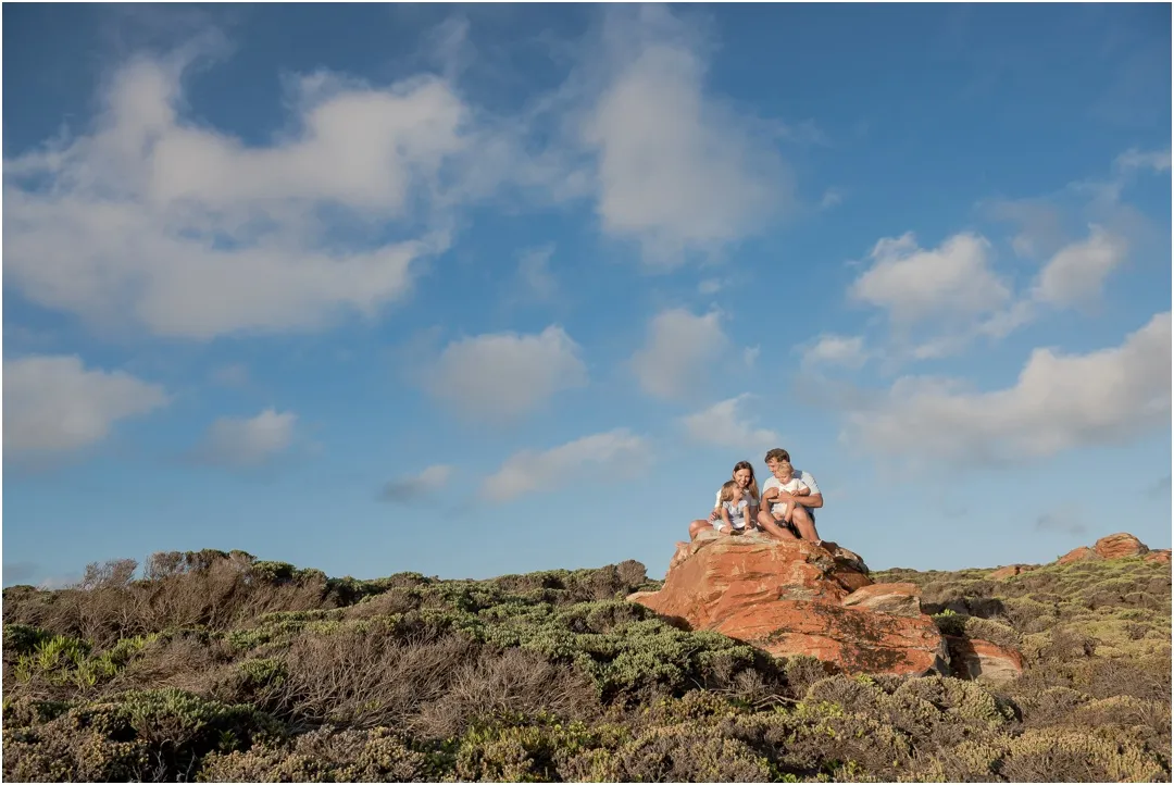 Van Straaten Family portrait at Sunset Rock