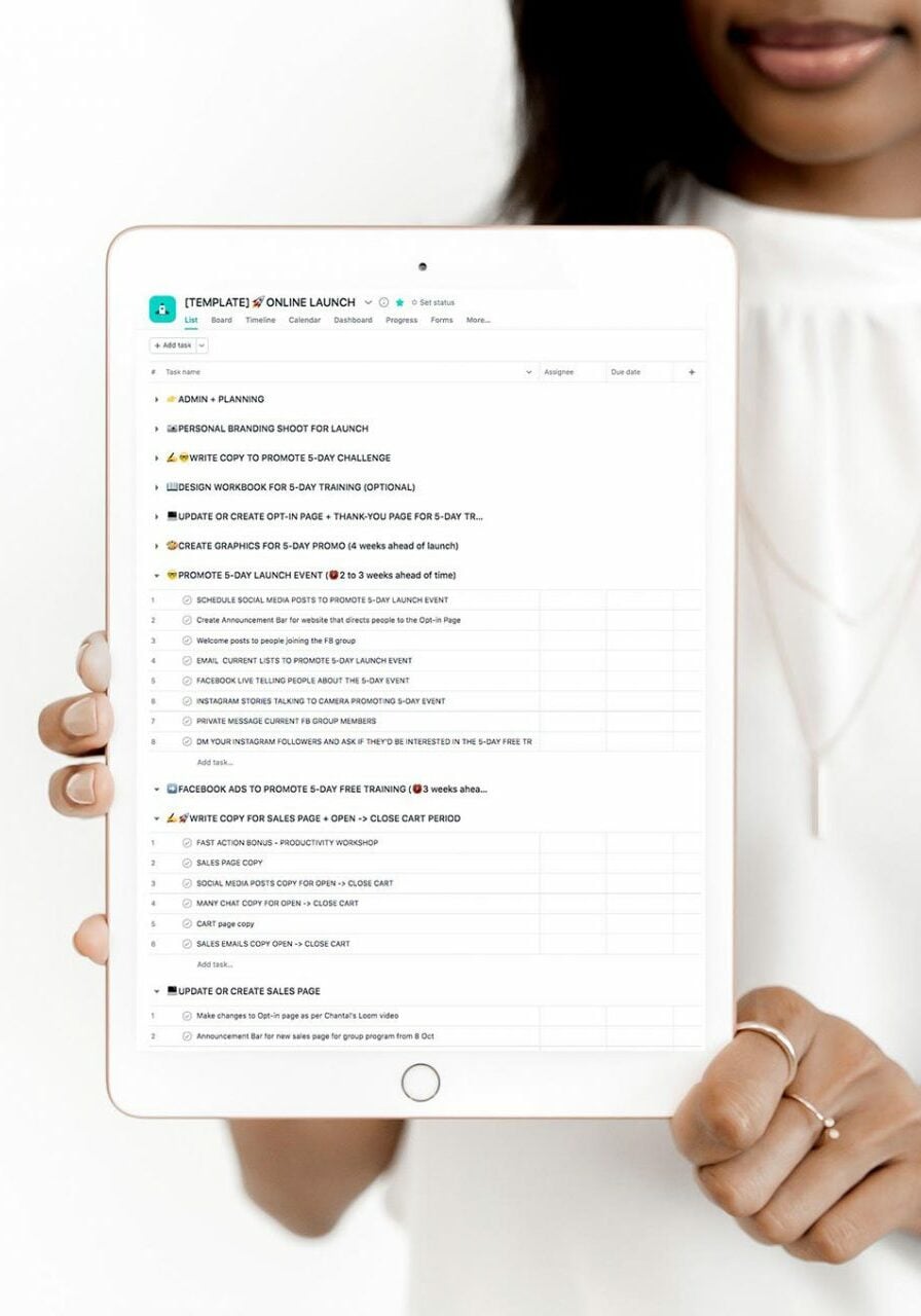 LIVE LAUNCH TEMPLATE
