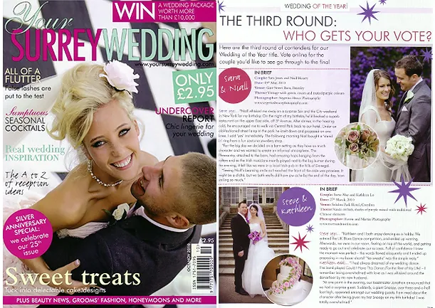 Published Surrey Wedding Photographer