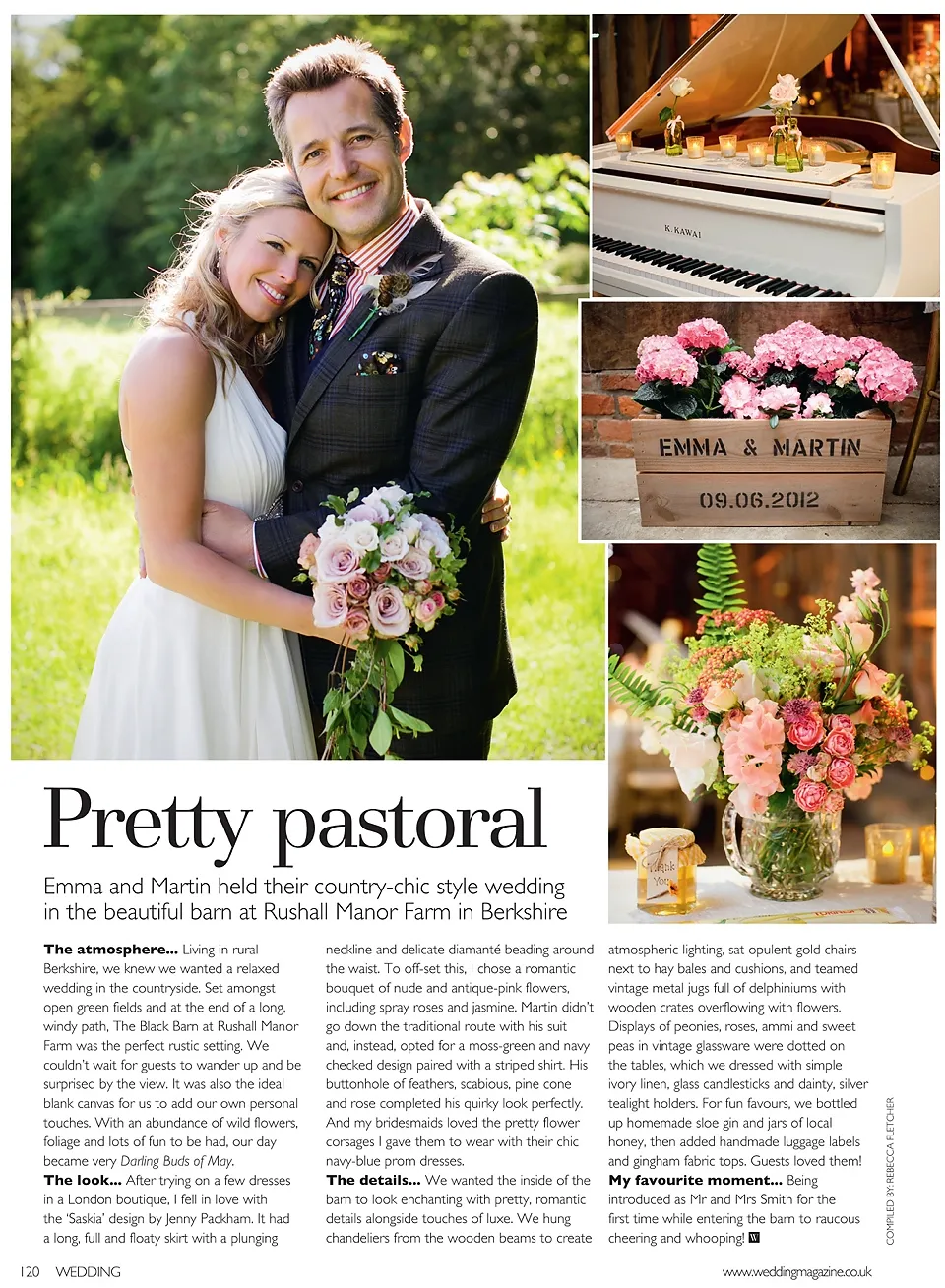 Glam UK Barn wedding (1)