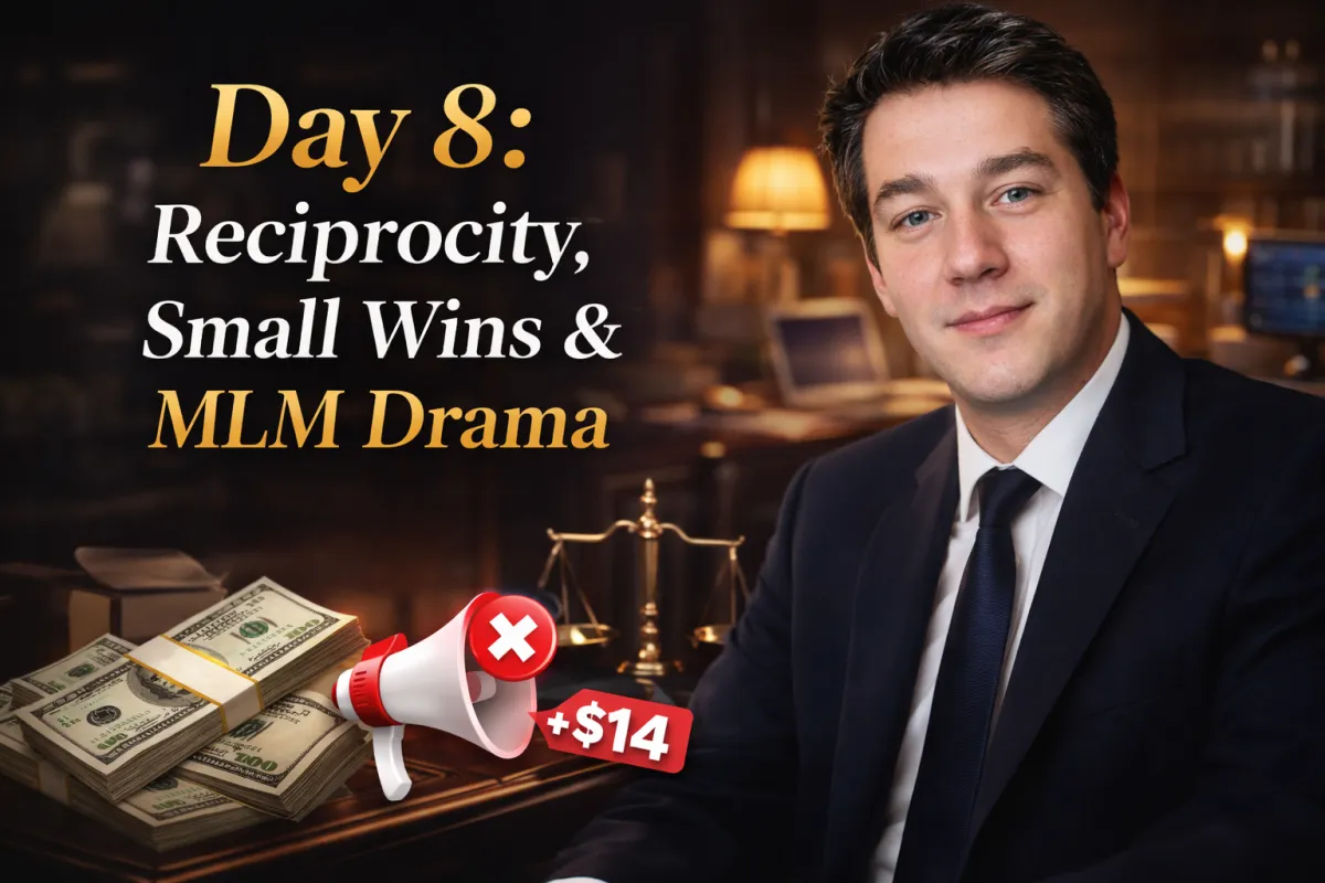 Day 8: Reciprocity, Small Wins, and Standing My Ground