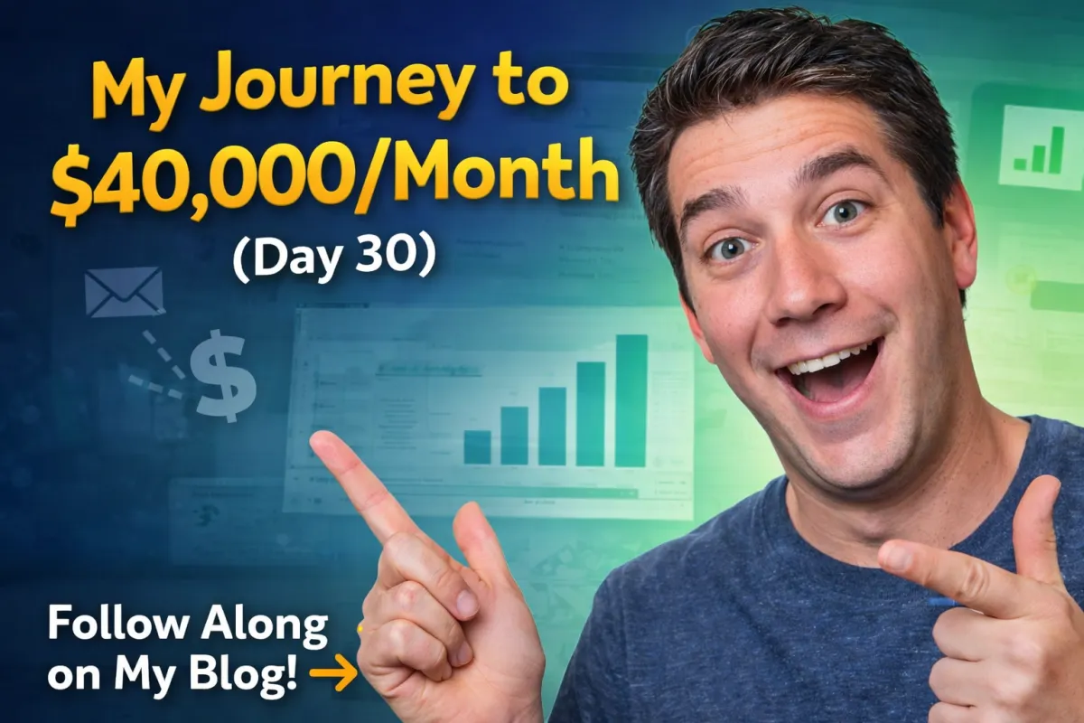 Day 30 of My Journey to $40,000 Per Month (The Sweepstakes Just Ended!)