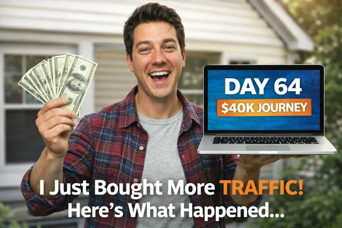 Day 64 – I Bought More Traffic… and I’m Learning a Lot