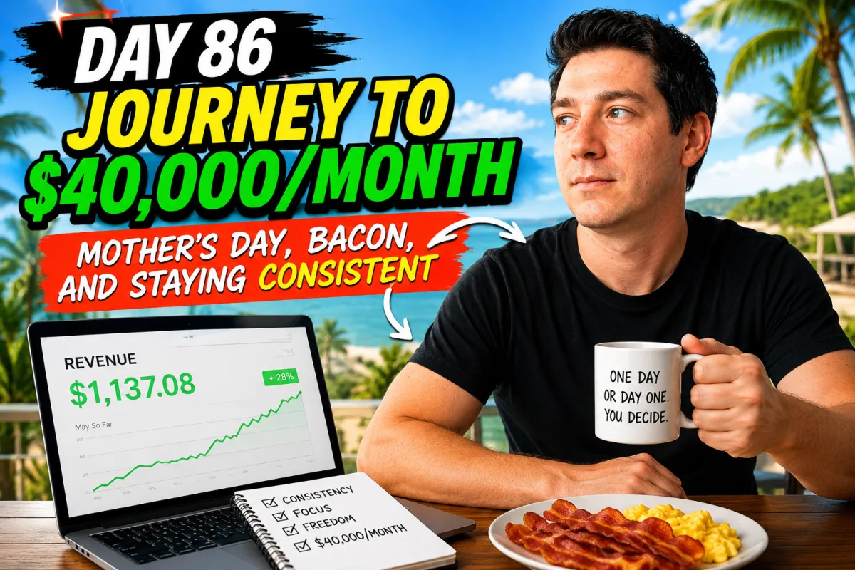 Day 86 Of My Journey To $40,000 Per Month