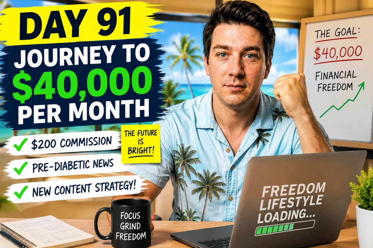 Day 91 Of My Journey To Forty Thousand Dollars Per Month