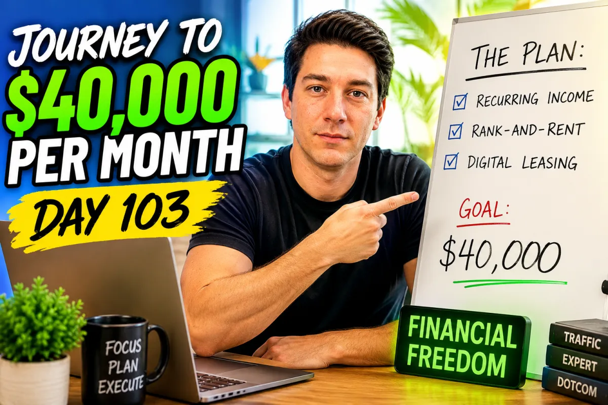 Journey to $40k Per Month – Day 103