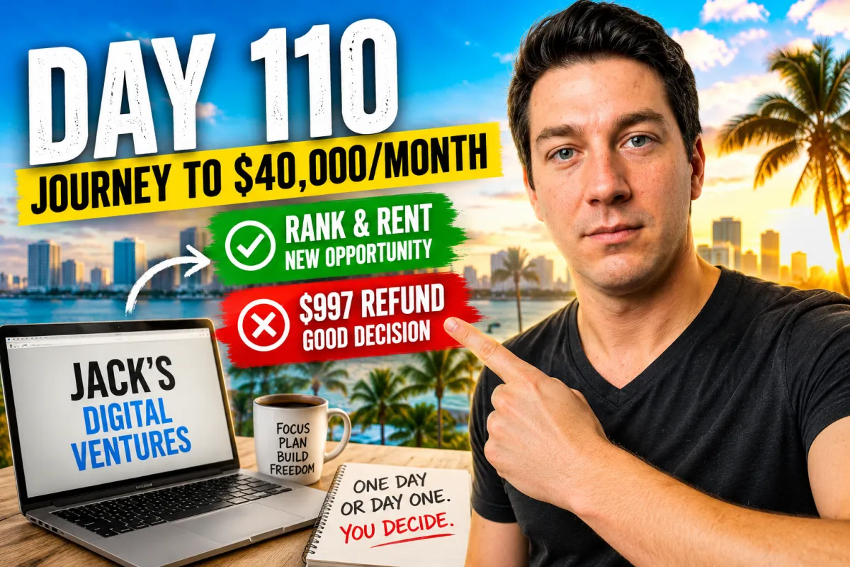 Journey to $40,000/Month – Day 110 (June 3, 2026)