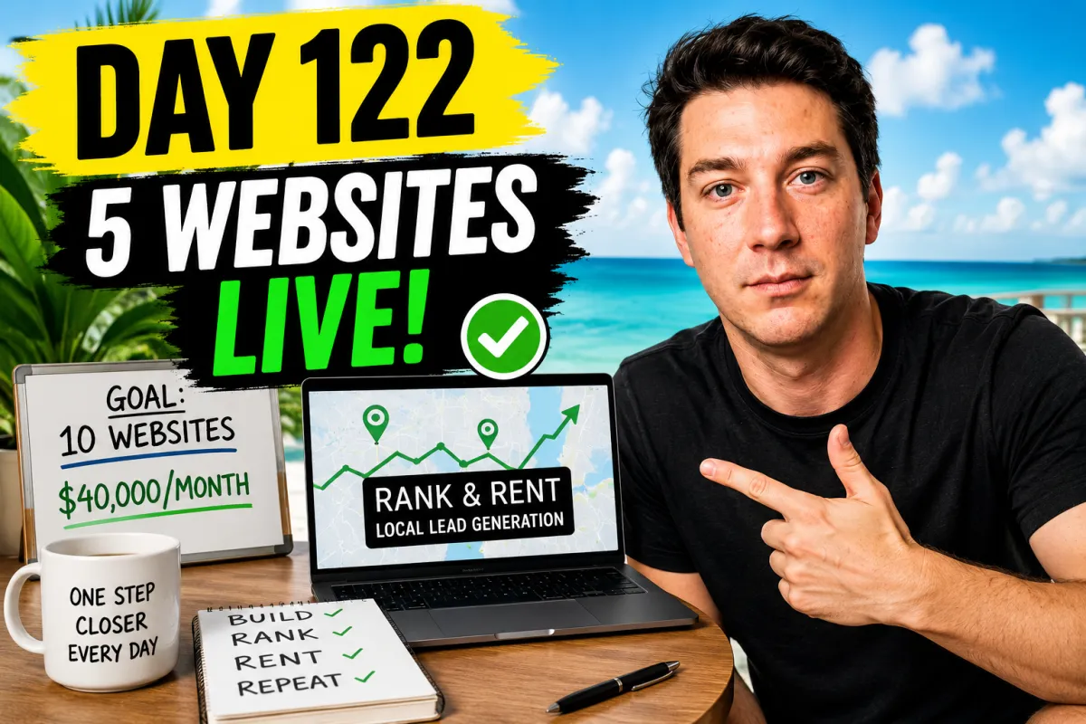 Day 122: 5 Websites Live, A Fixed Computer, And A Goal Of 10