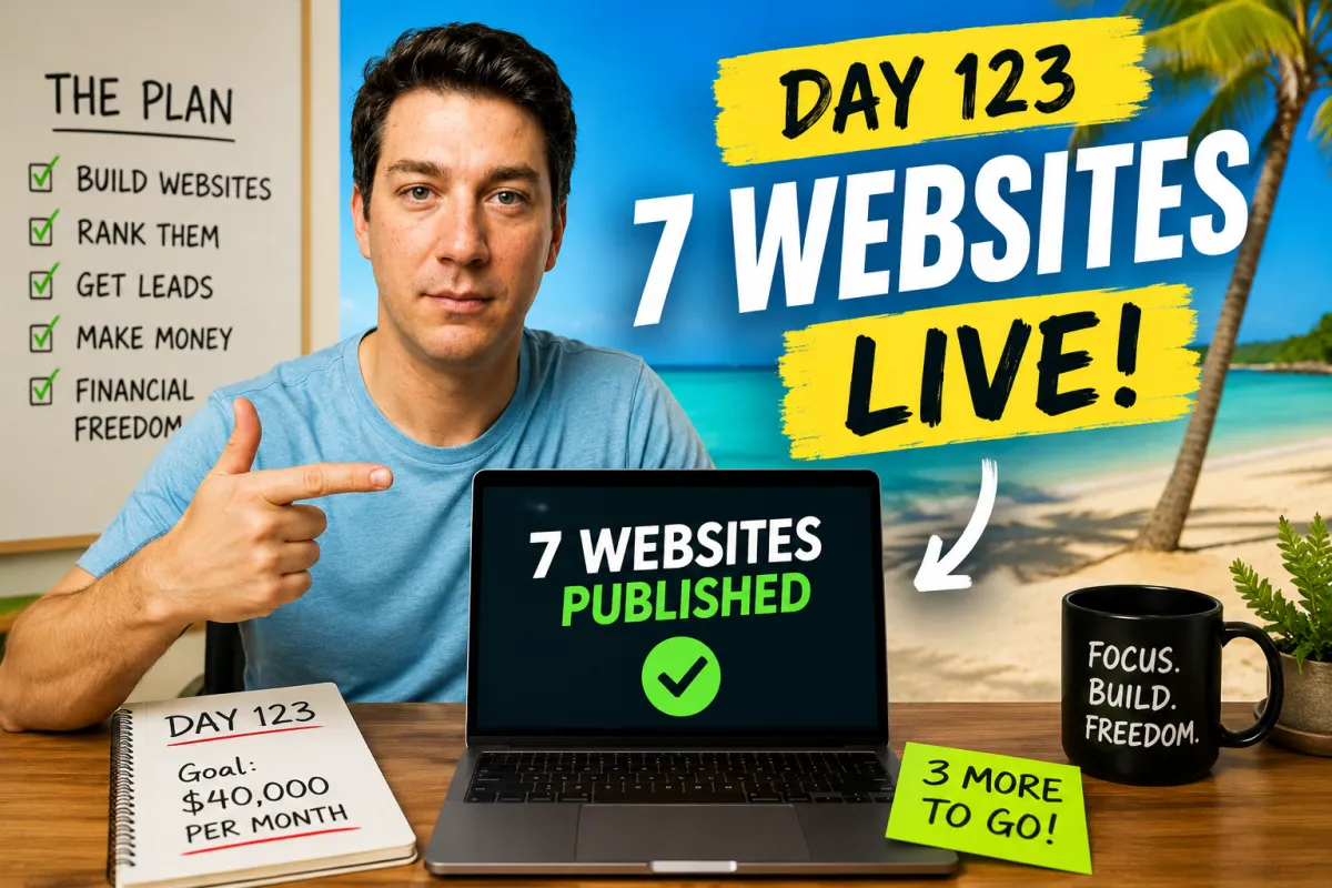 Day 123 of My Journey to $40,000 Per Month (June 16, 2026)