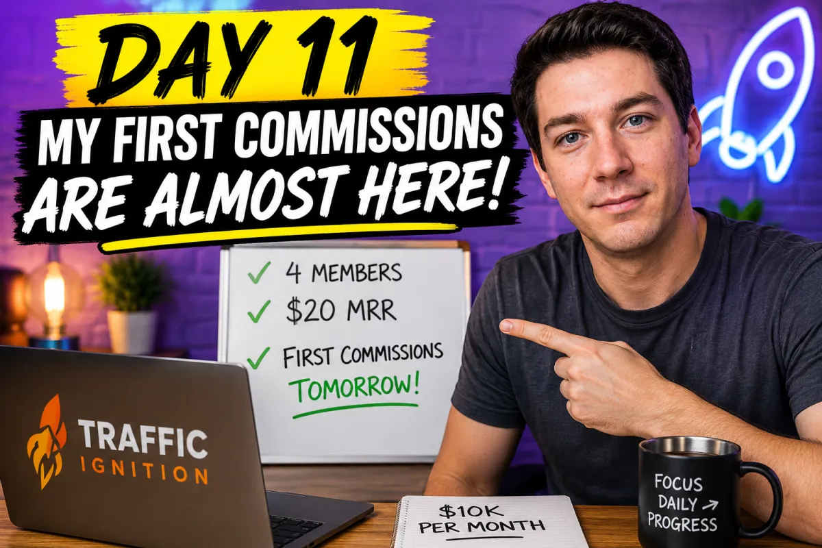 Day 11: My First Traffic Ignition Commissions Are Almost Here