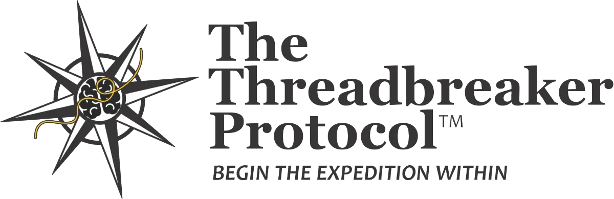 Compass symbol over ancient background representing the Threadbreaker Protocol™