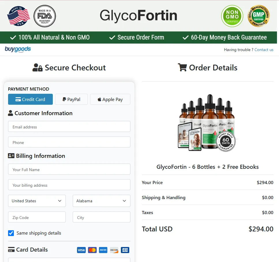 glycofortin price