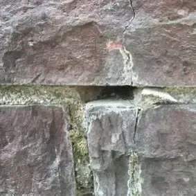 Some damage, like cracked bricks and missing mortar, is obvious only when you are on the rooftop with Chimney Works.