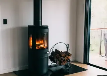 Wide selection of beautiful fireplaces from Chimney Works, designed to enhance your home's comfort and style.