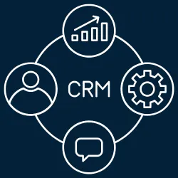 illustration of a CRM Software benefits