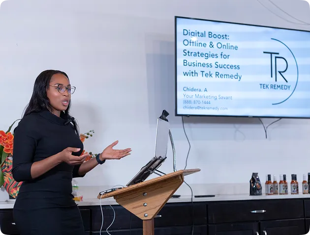 Tek Remedy — in our office in Hyattsville, MD