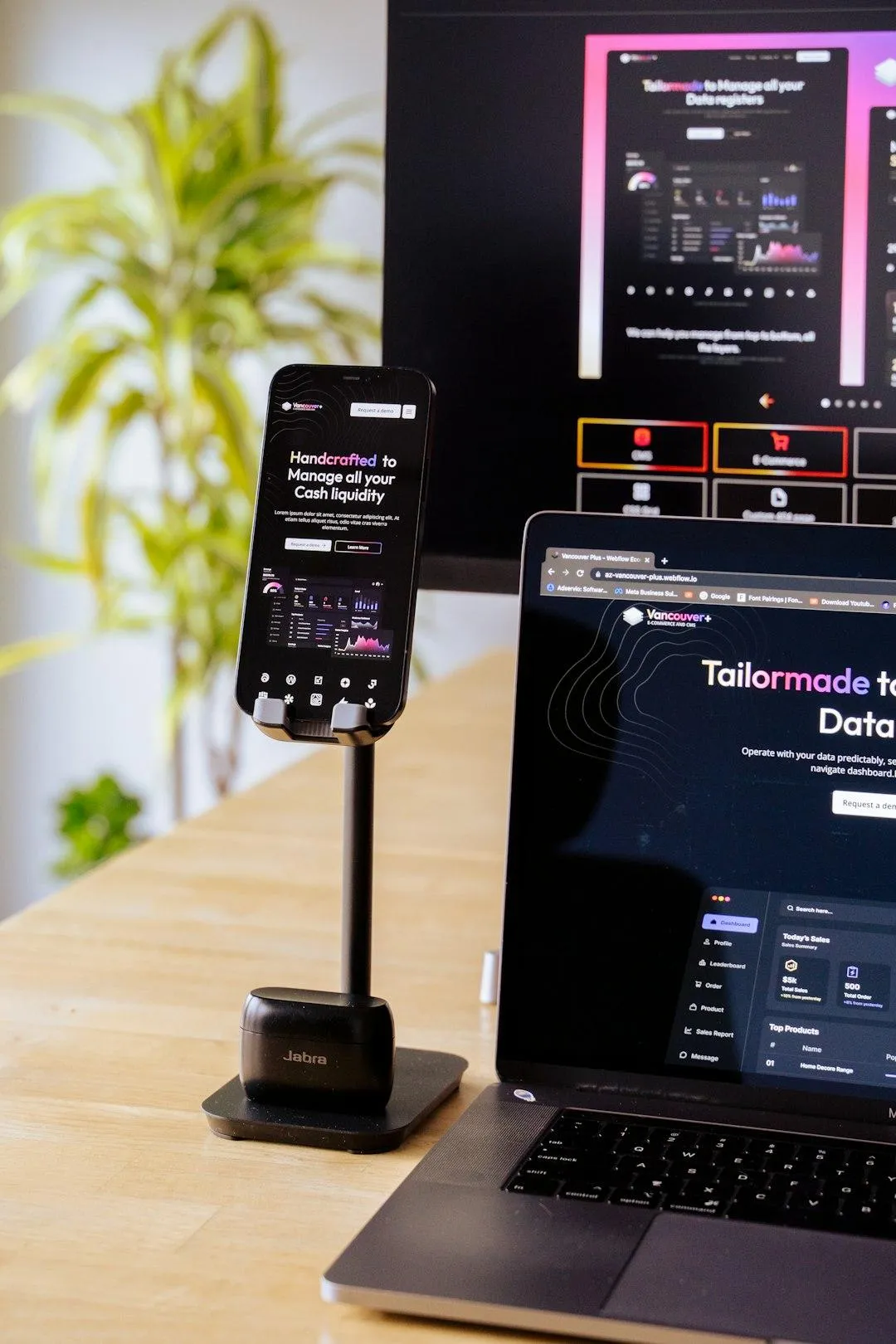 Mobile-responsive website interface built with SEO best practices
