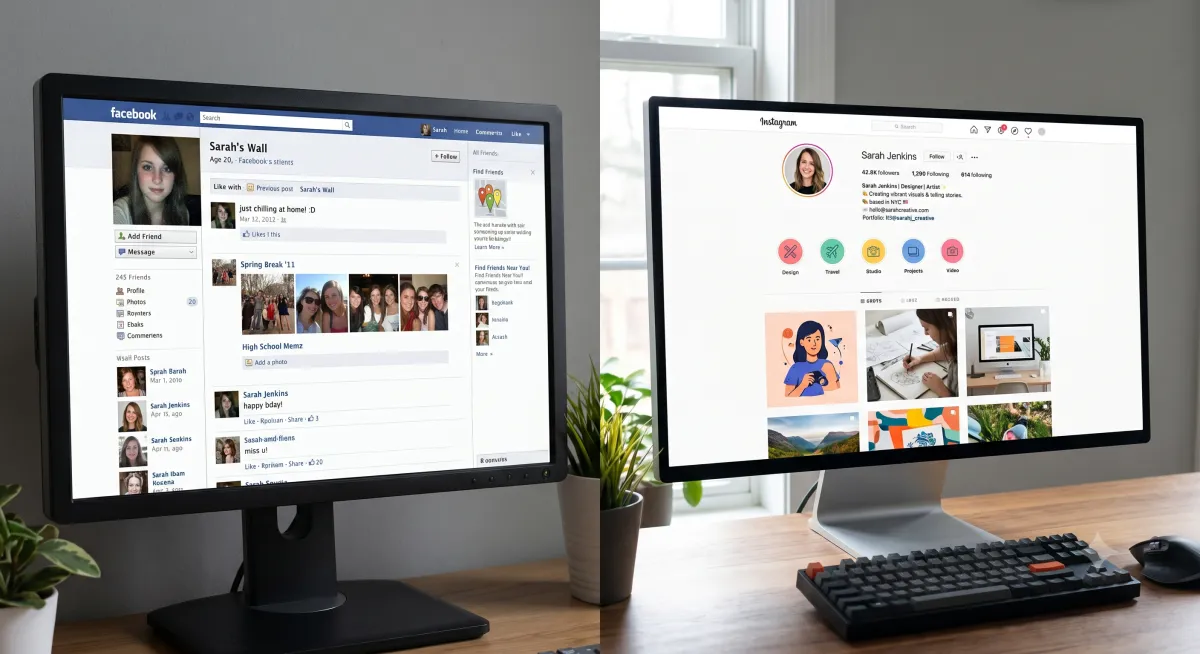 Comparison of inactive versus actively managed business social media profile