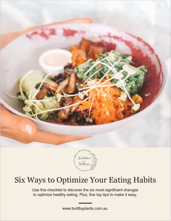 Six ways to optimise your eating habits guide cover