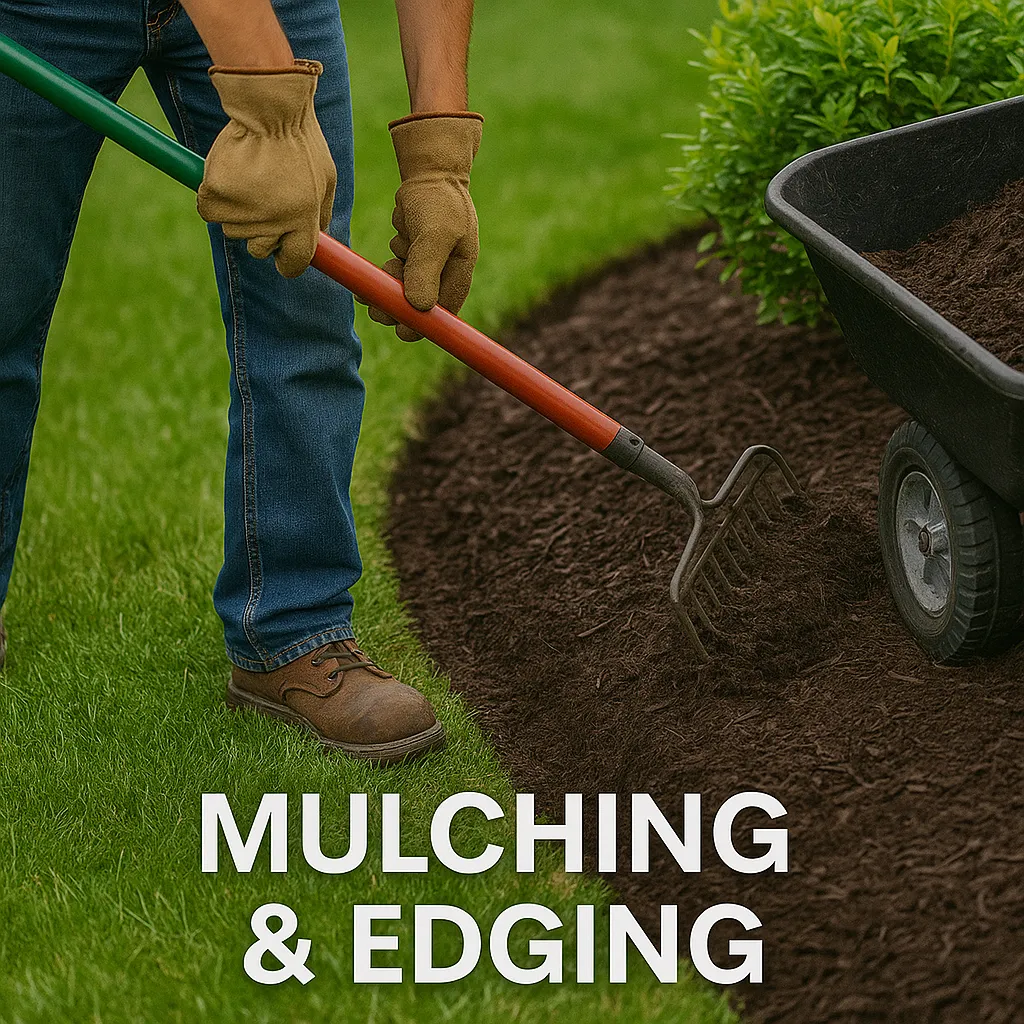 Mulching & Edging in Elkhart