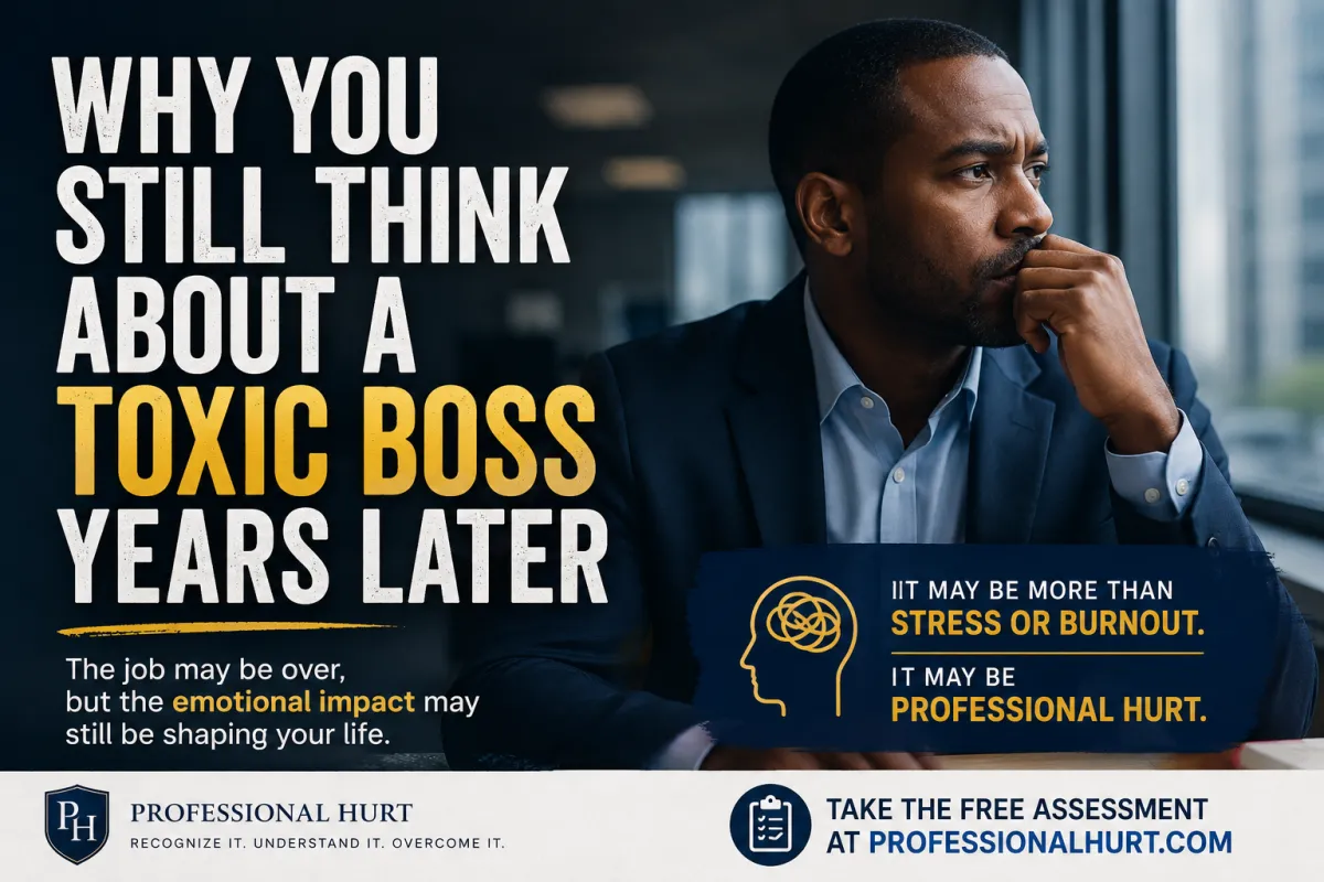 Why you still think about your toxic boss