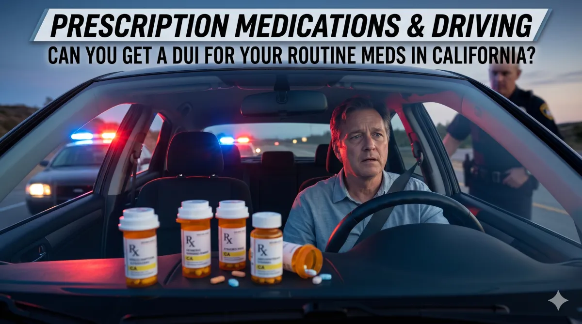 Prescription Drug DUI California