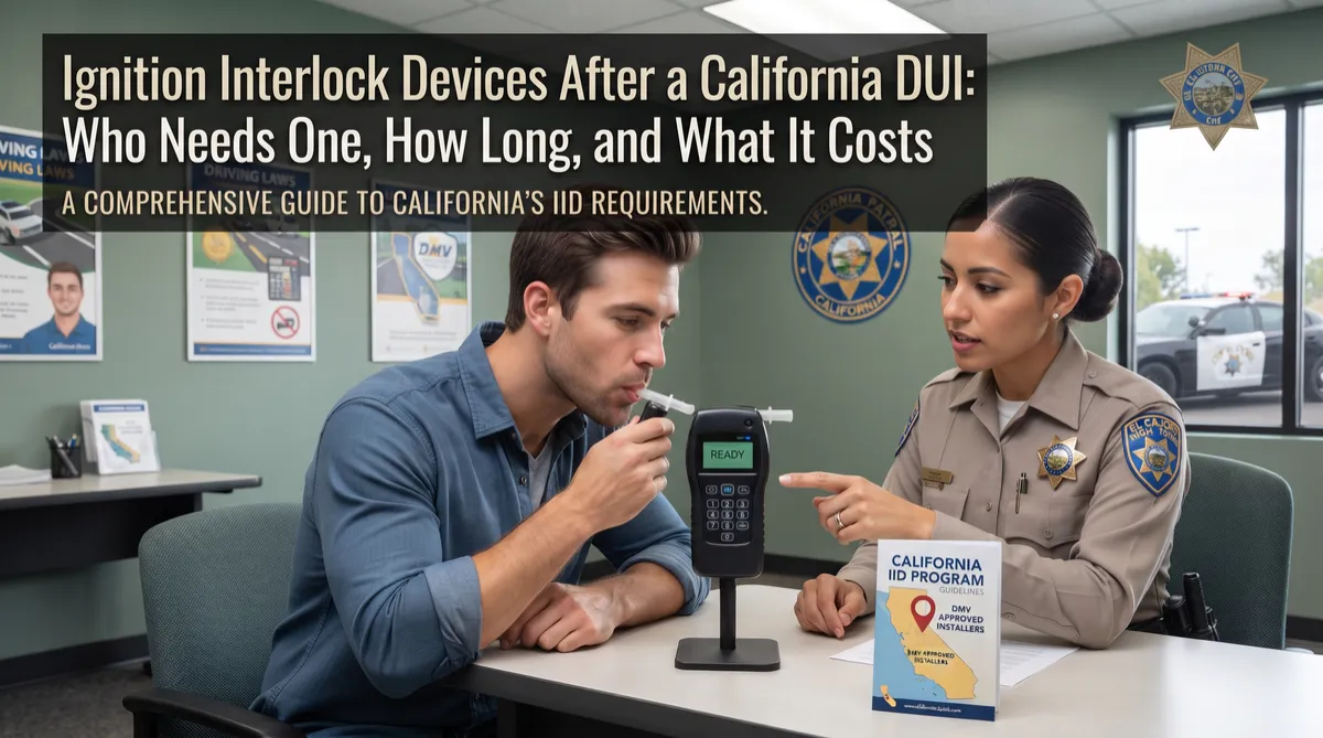 Ignition Interlock Devices After a California DUI: Who Needs One, How Long, and What It Costs