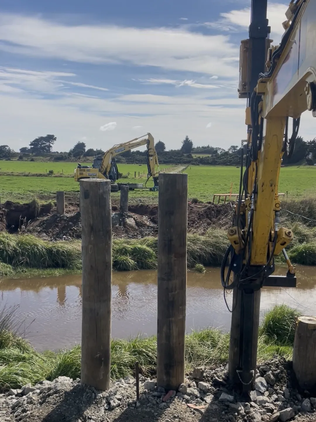 pile driving foundations Southland excavation services