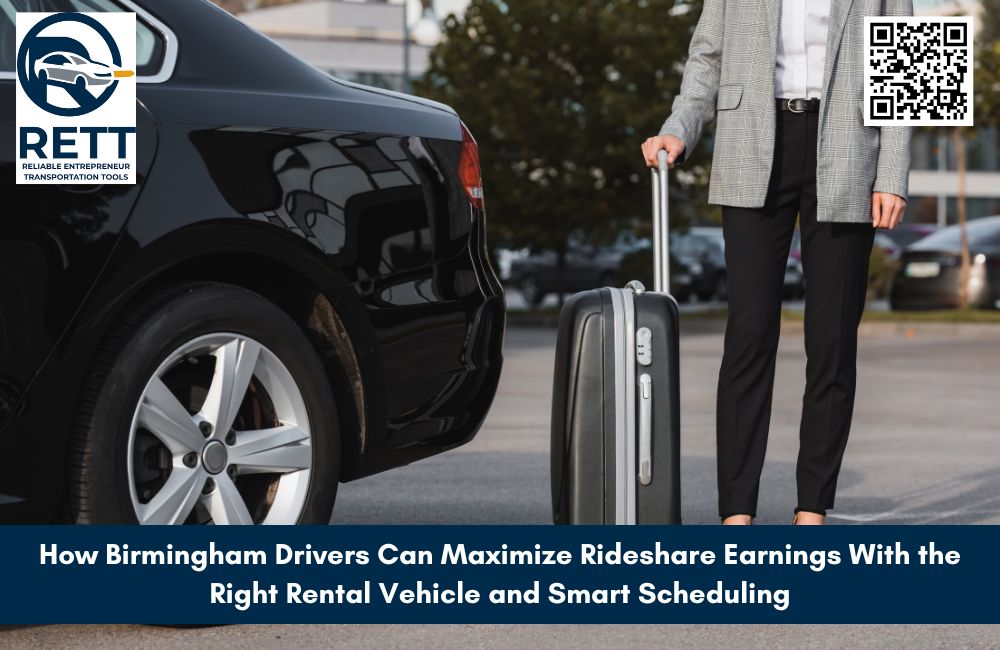 How Birmingham Drivers Can Maximize Rideshare Earnings With the Right Rental Vehicle and Smart Scheduling