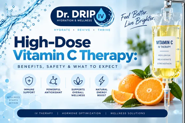 High-Dose Vitamin C Therapy: Benefits, Safety & What to Expect | Dr. Drip IV Hydration & Wellness
