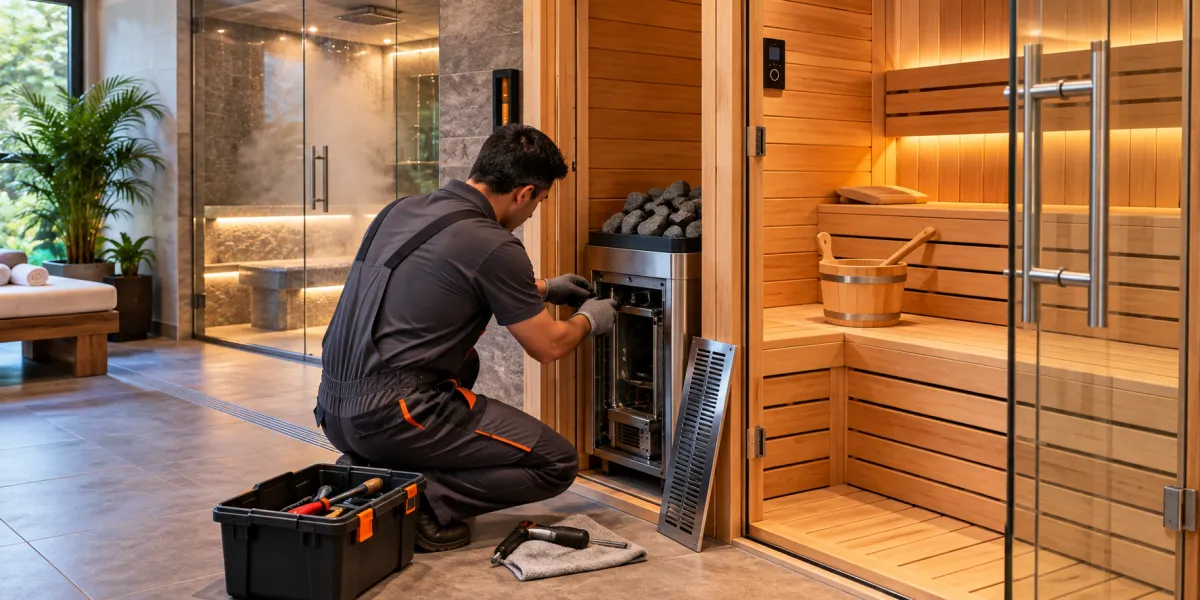 mantenimiento de sauna hanscraft Peru