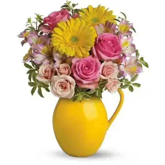 Helms Flowers Sunny Day Pitcher Of Charm