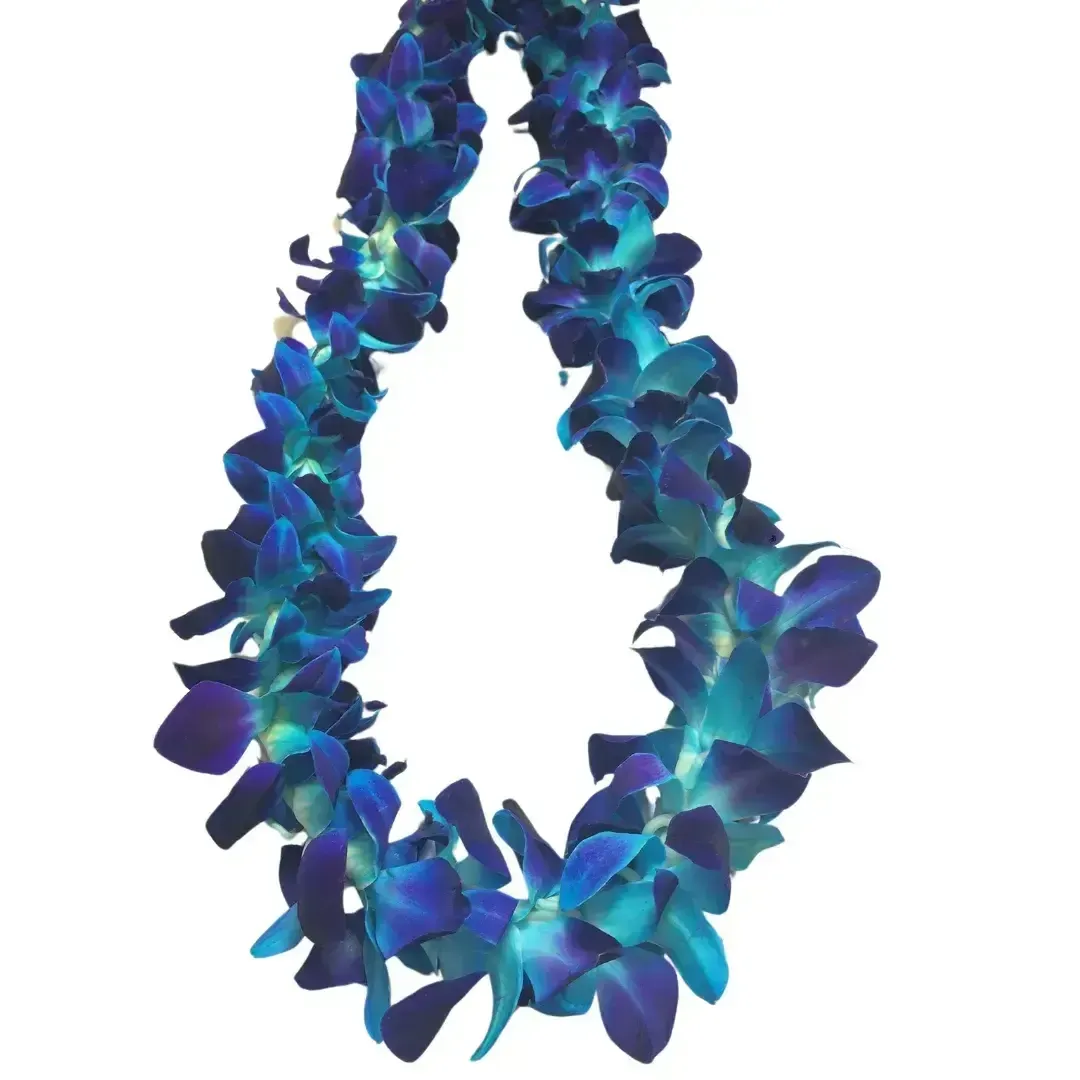 Single Blue Orchid Lei