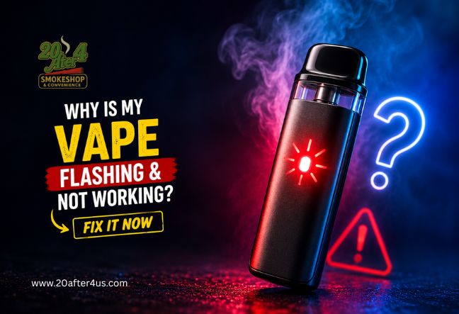 Why Is My Vape Flashing and Not Working? Here's How to Fix It.