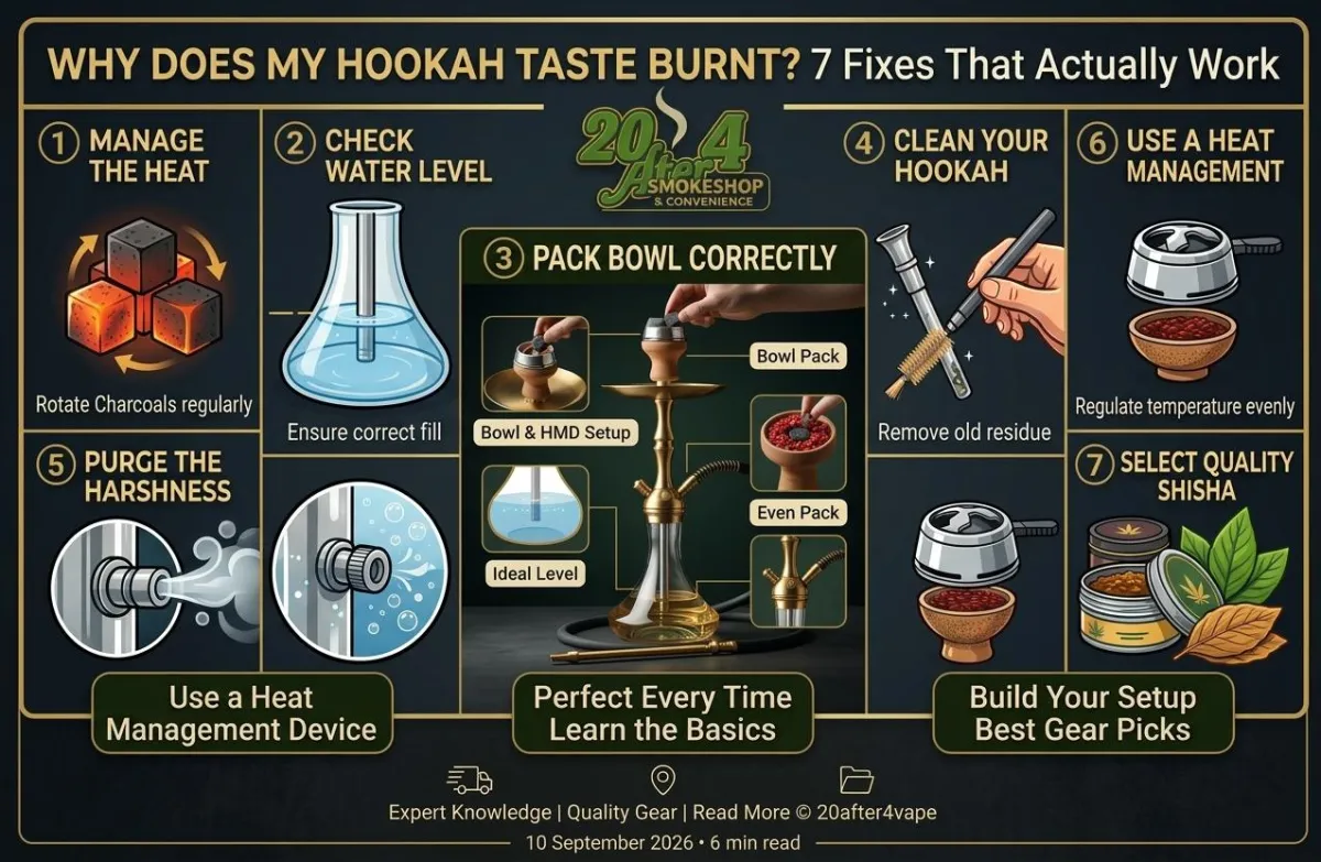 Why Does My Hookah Taste Burnt