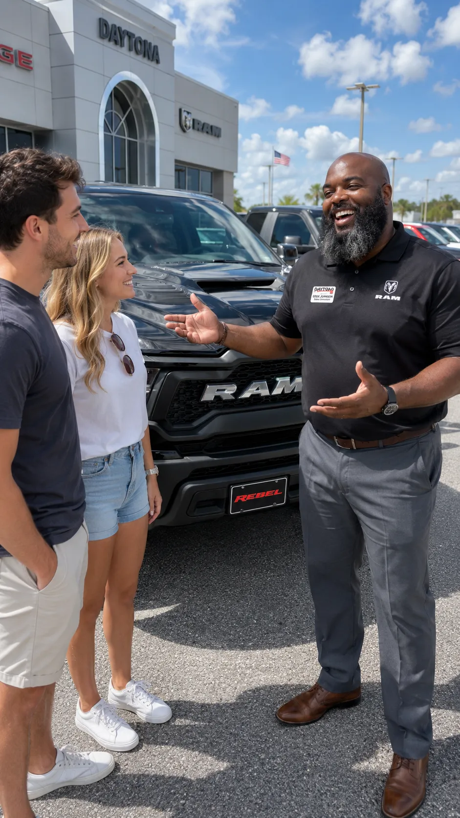 Luxury vehicle being serviced quickly