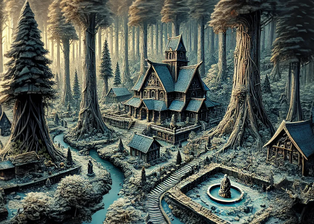 Pathways through Arvandor Sanctuary