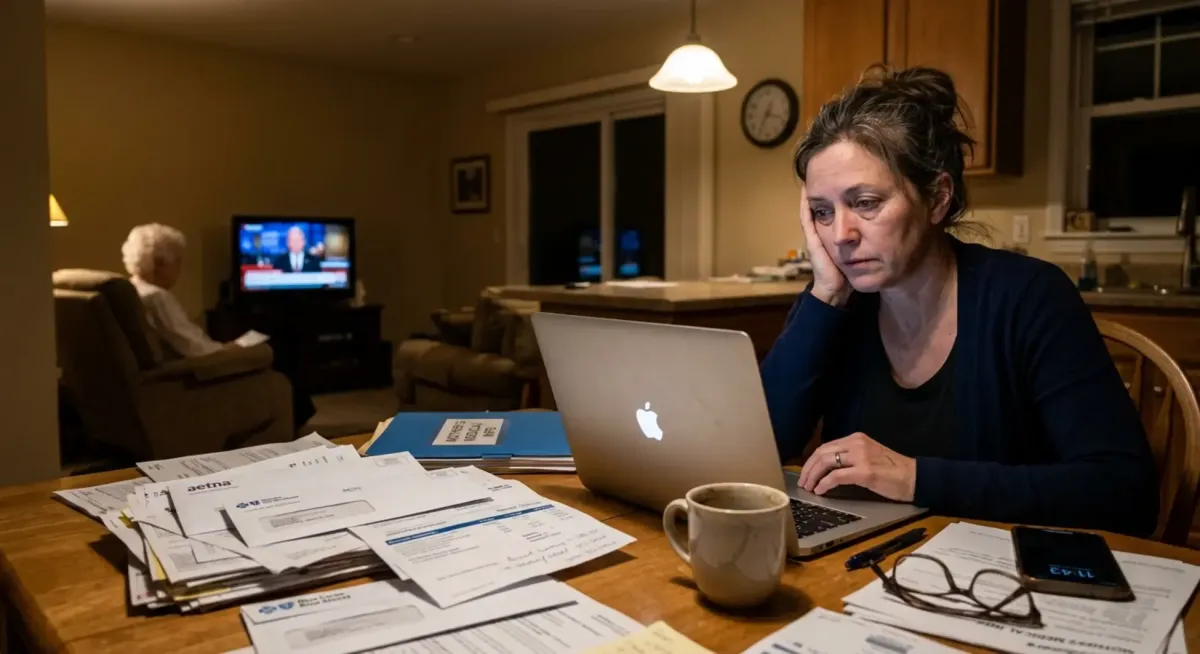 family member learning about caregiver pay