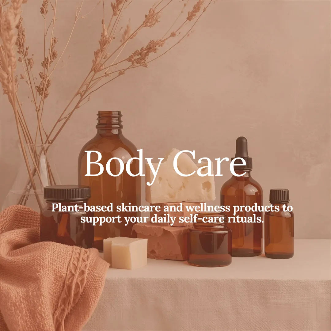 Plant-based natural skincare jars - holistic body care rituals