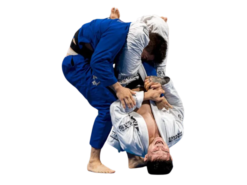 two men grappling
