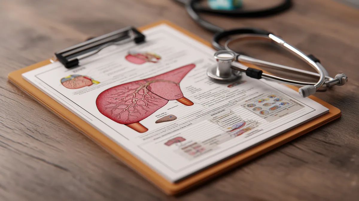 Tall trees line a winding road in a forest.