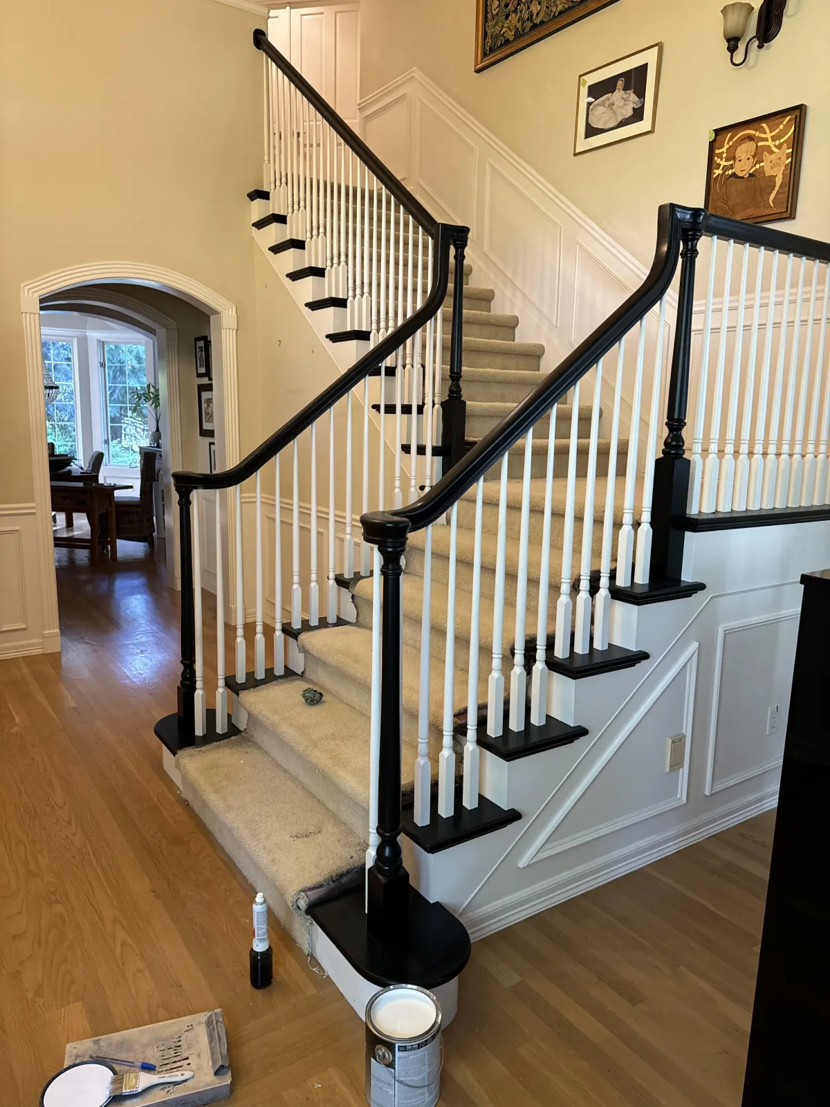 Clean and detailed interior painting in a residential home