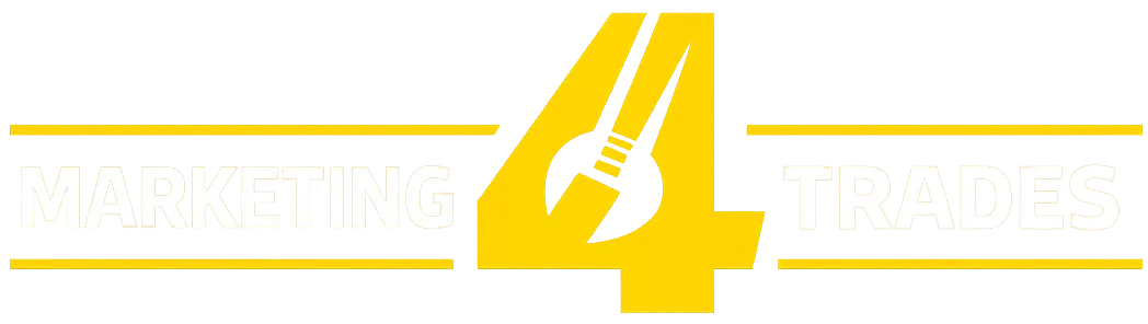 Logo Marketing4Trades by Chilled Yellow Bird