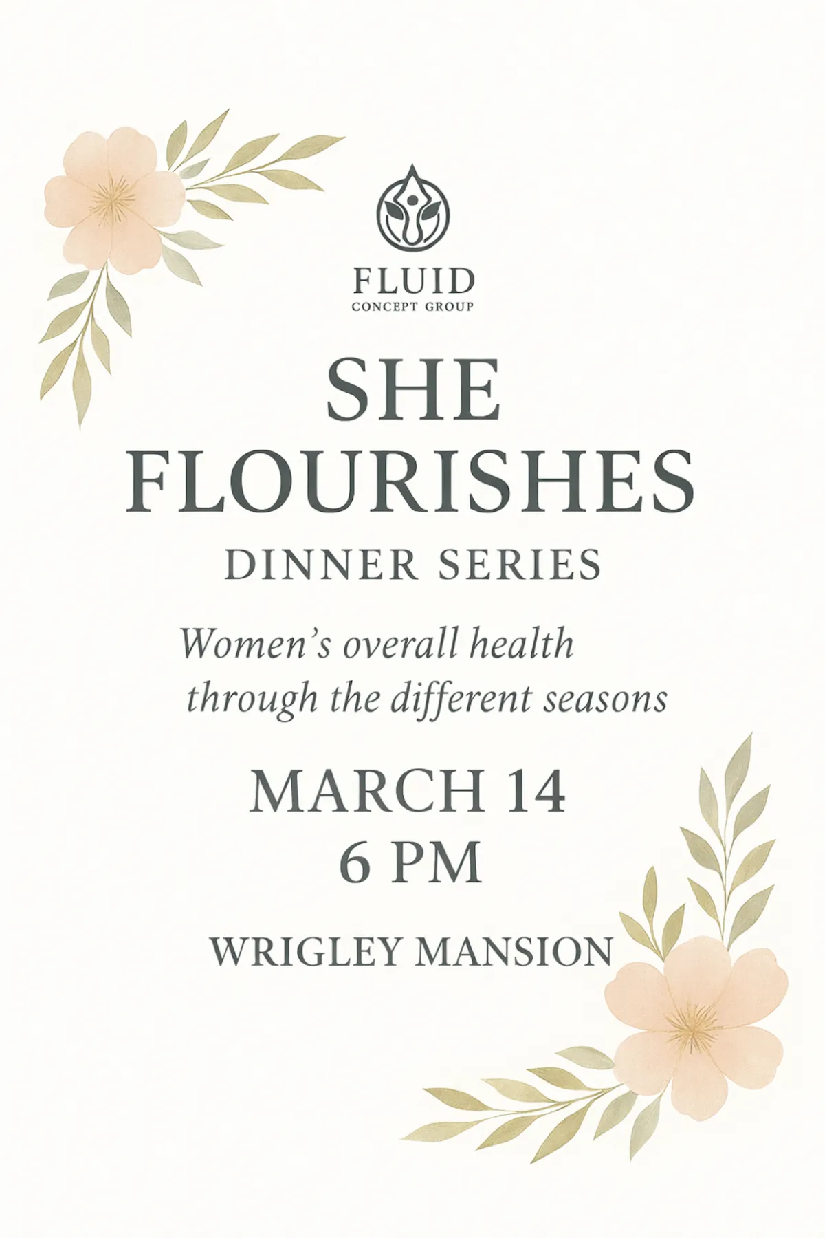 She Flourishes Dinner Series