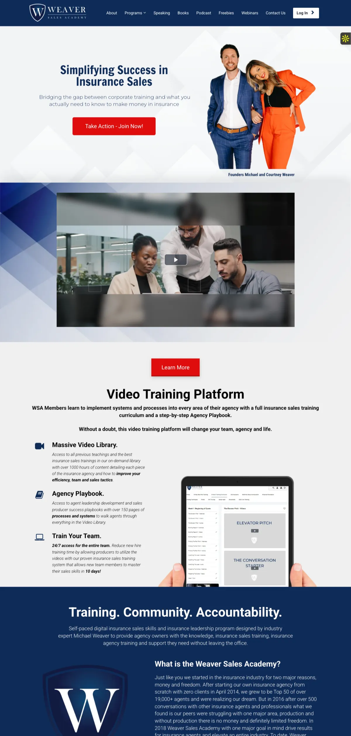 oHighLevel website homepage for a service business