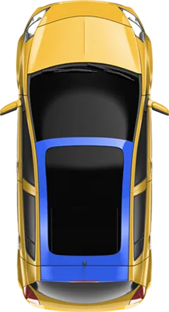 Driving instructor teaching a happy student driver